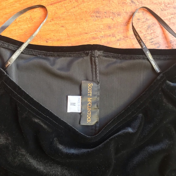 🥂 Scott McClintock Velvet Off The Shoulder Top - Picture 3 of 4